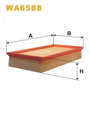 Повітряний фільтр WIX FILTERS WA6588