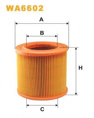 Повітряний фільтр WIX FILTERS WA6602