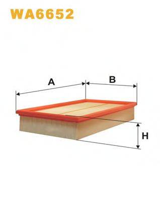 Повітряний фільтр WIX FILTERS WA6652