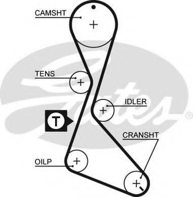 Ремінь ГРМ GATES 5056