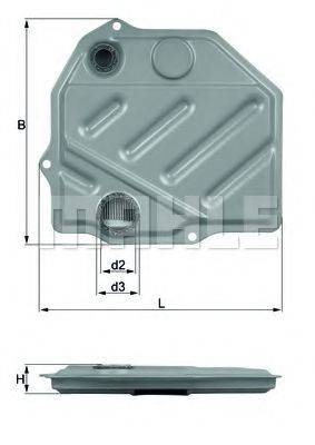 Гідрофільтр, автоматична коробка передач KNECHT HX 46