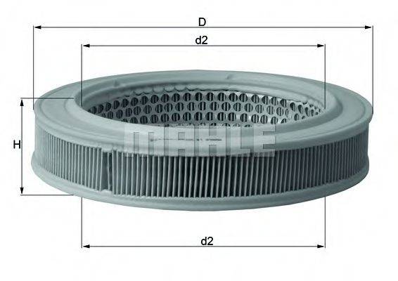 Повітряний фільтр KNECHT LX 552