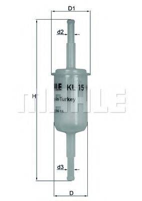 Паливний фільтр KNECHT KL 15 OF