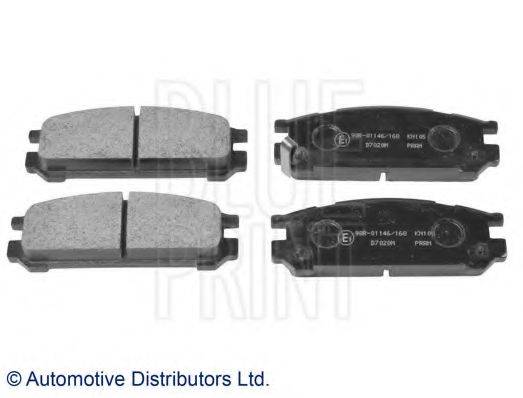 Комплект гальмівних колодок, дискове гальмо BLUE PRINT ADS74224