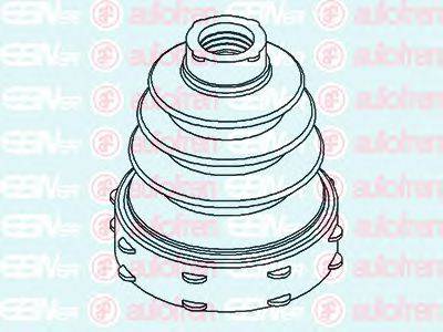 Комплект пильника, приводний вал AUTOFREN SEINSA D8531