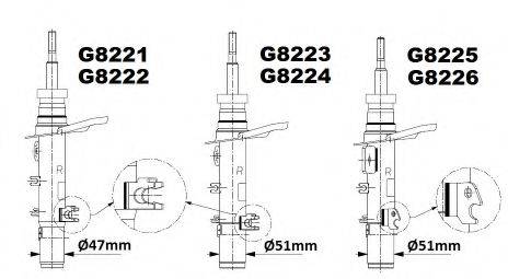 Амортизатор MONROE G8226