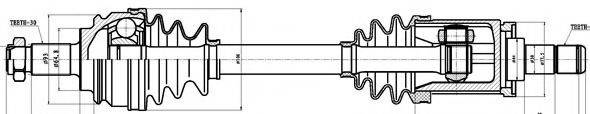 Приводний вал GSP 205029