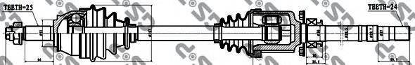 Приводний вал GSP 217019