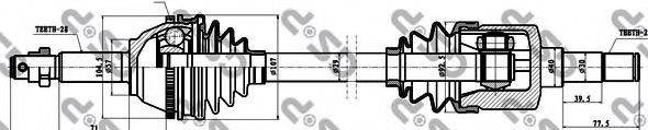 Приводний вал GSP 218036