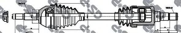 Приводний вал GSP 218263
