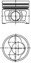 Поршень KOLBENSCHMIDT 40408620