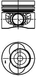 Поршень KOLBENSCHMIDT 40683610