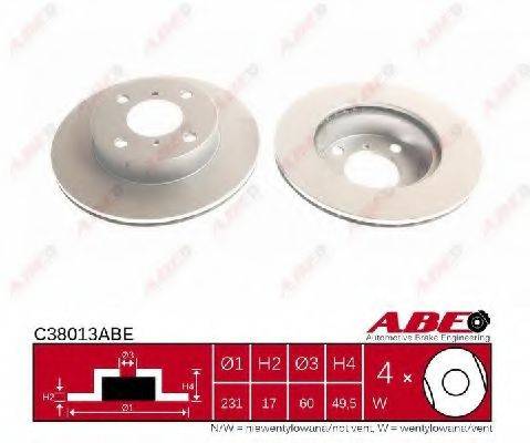 гальмівний диск ABE C38013ABE
