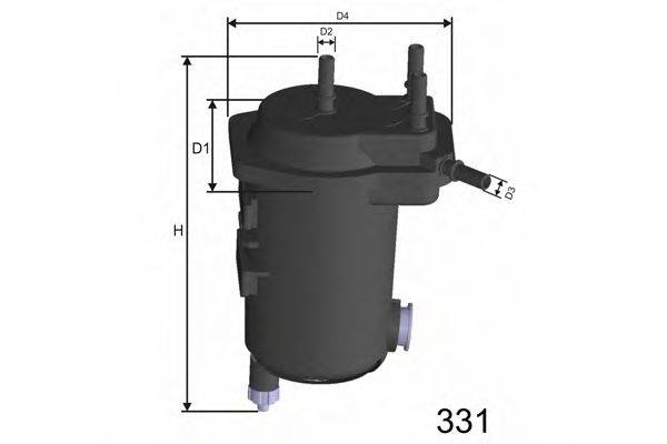 Паливний фільтр MISFAT F113A