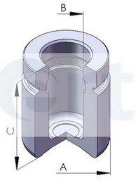 Поршень, корпус скоби гальма ERT 150572-C