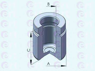 Поршень, корпус скоби гальма ERT 151256-C