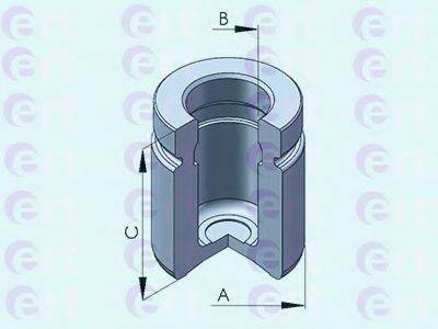 Поршень, корпус скоби гальма ERT 151210-C