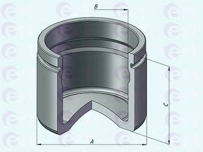 Поршень, корпус скоби гальма ERT 151199-C