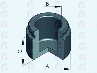 Поршень, корпус скоби гальма ERT 151280-C