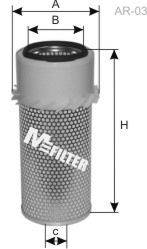 Повітряний фільтр MFILTER A 863