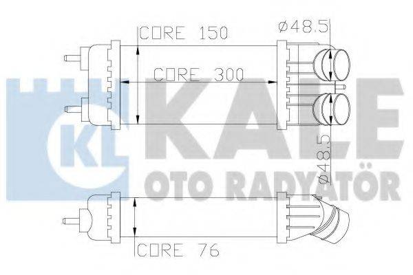 Інтеркулер KALE OTO RADYATOR 343700