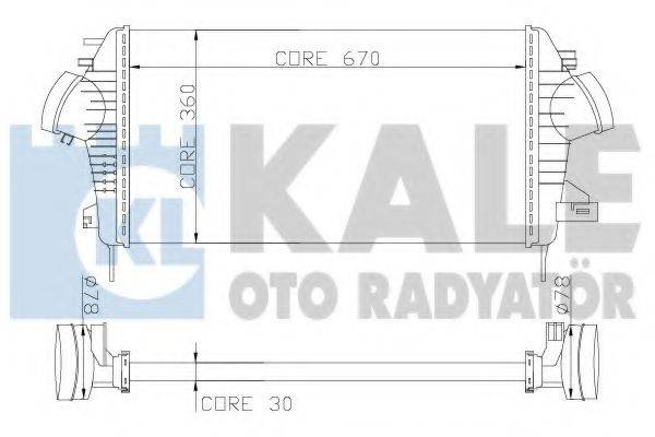 Інтеркулер KALE OTO RADYATOR 345700