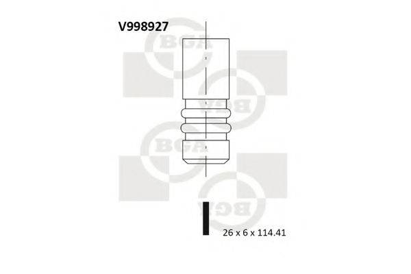 Випускний клапан BGA V998927