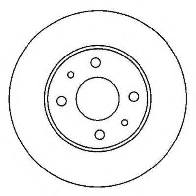гальмівний диск JURID 562024JC