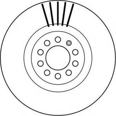 гальмівний диск JURID 562132JC