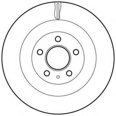 гальмівний диск JURID 562645JC