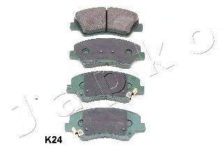 Комплект гальмівних колодок, дискове гальмо JAPKO 50K24