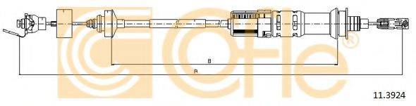 Трос, управління зчепленням COFLE 11.3924