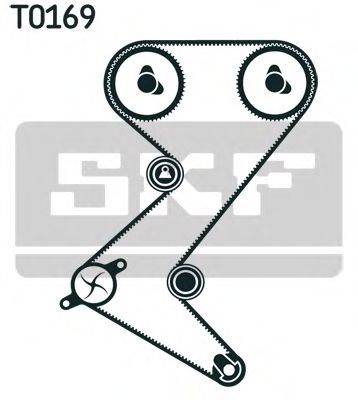 Водяний насос + комплект зубчастого ременя SKF VKMC 03263