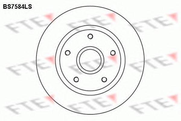 гальмівний диск FTE BS7584LS