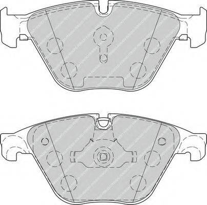 Комплект гальмівних колодок, дискове гальмо FERODO FDB4382