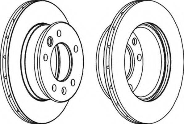 гальмівний диск FERODO FCR228A