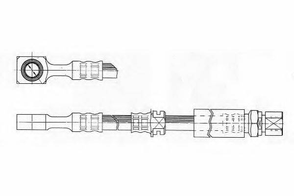 Гальмівний шланг FERODO FHY2237