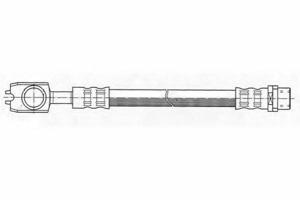 Гальмівний шланг FERODO FHY2458