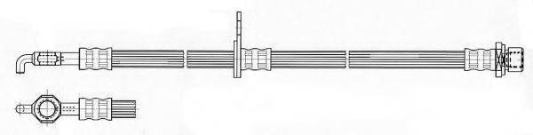 Гальмівний шланг FERODO FHY2610