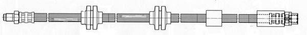 Гальмівний шланг FERODO FHY2640
