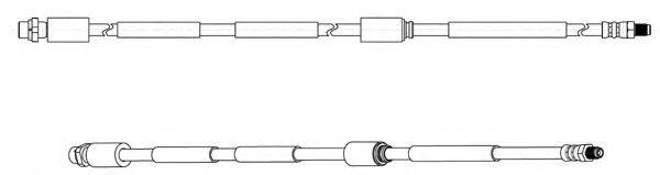 Гальмівний шланг FERODO FHY2857