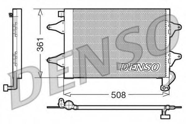 Конденсатор, кондиціонер DENSO DCN27004