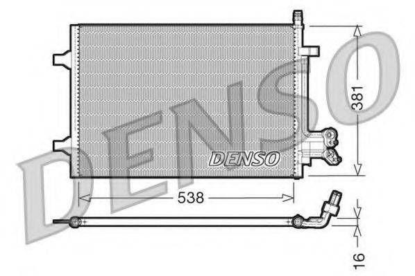 Конденсатор, кондиціонер DENSO DCN10022