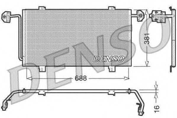 Конденсатор, кондиціонер DENSO DCN23023