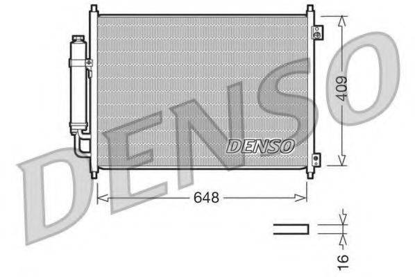 Конденсатор, кондиціонер DENSO DCN46001