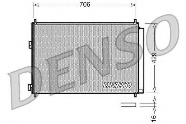 Конденсатор, кондиціонер DENSO DCN50030