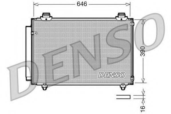 Конденсатор, кондиціонер DENSO DCN50035