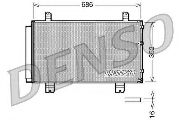 Конденсатор, кондиціонер DENSO DCN51002