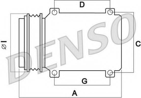 Компресор, кондиціонер DENSO DCP02003