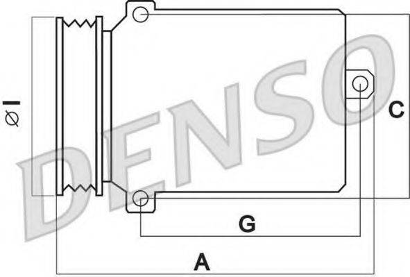 Компресор, кондиціонер DENSO DCP02027